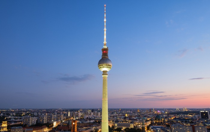 Blick ueber Berlin Fernsehturm Docuworld 2024