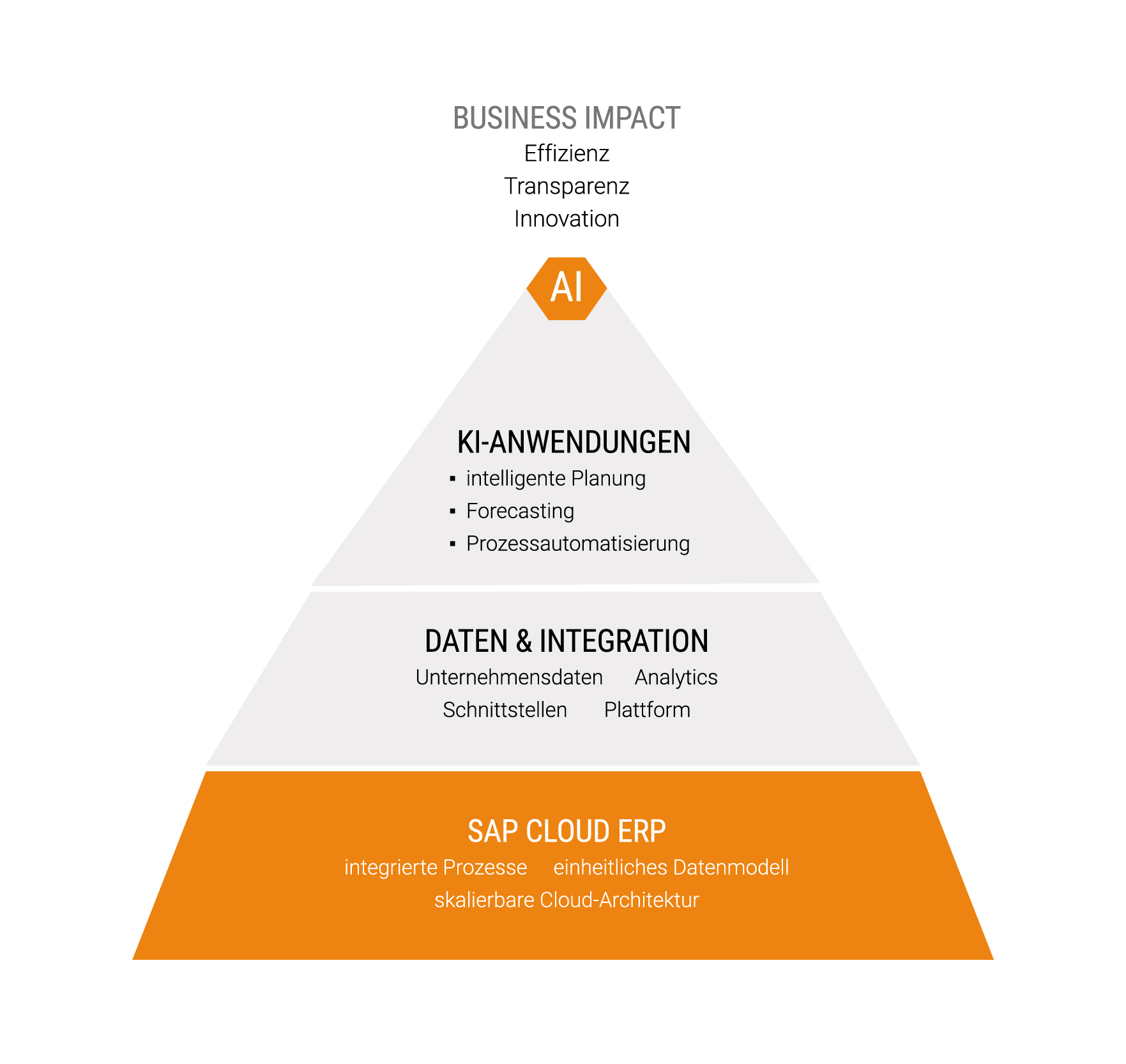 sap cloud erp pyramide ki